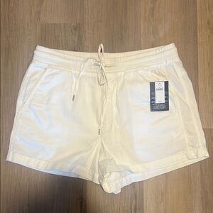 Women's White Casual Shorts